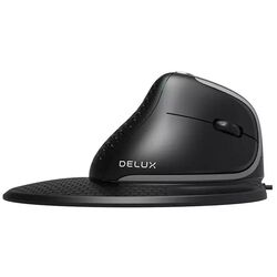 Mouse Delux M618XSU (Black) Thumb