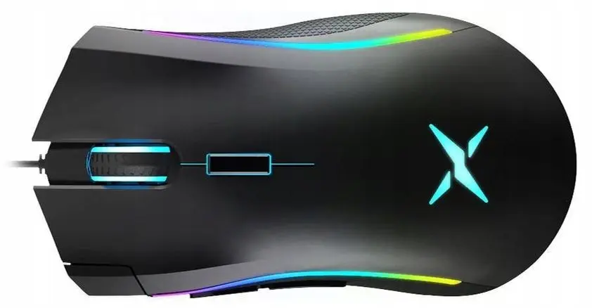 Mouse Delux M625PLUS (PMW3335) 2.4Ghz 10000 DPI RGB (Black) - 2