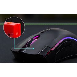 Mouse Delux M625PLUS (PMW3335) 2.4Ghz 10000 DPI RGB (Black) Thumb