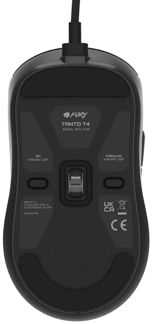 Mouse Fury Tanto T4 (Black)