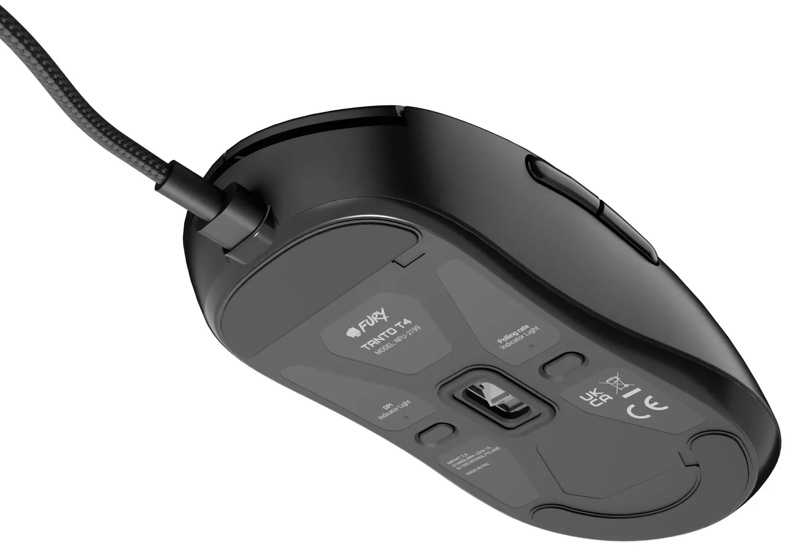 Mouse Fury Tanto T4 (Black)