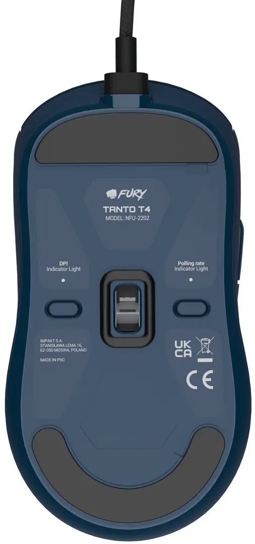 Mouse Fury Tanto T4 (Blue)