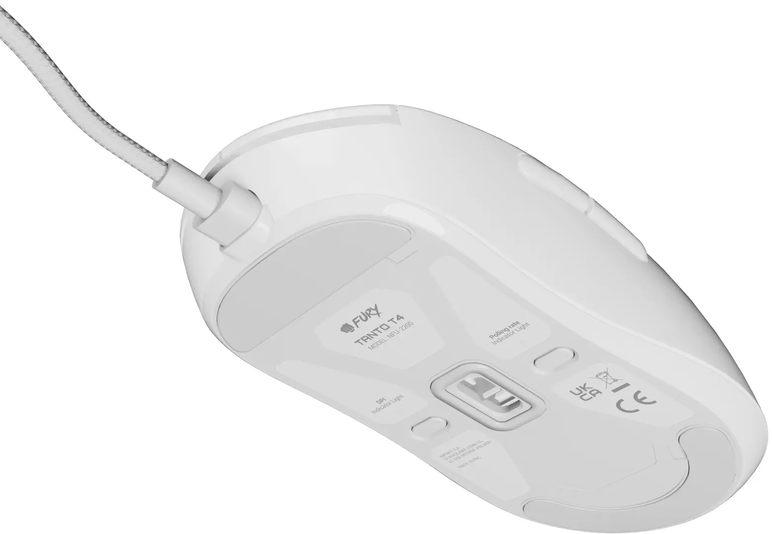 Mouse Fury Tanto T4 (White)