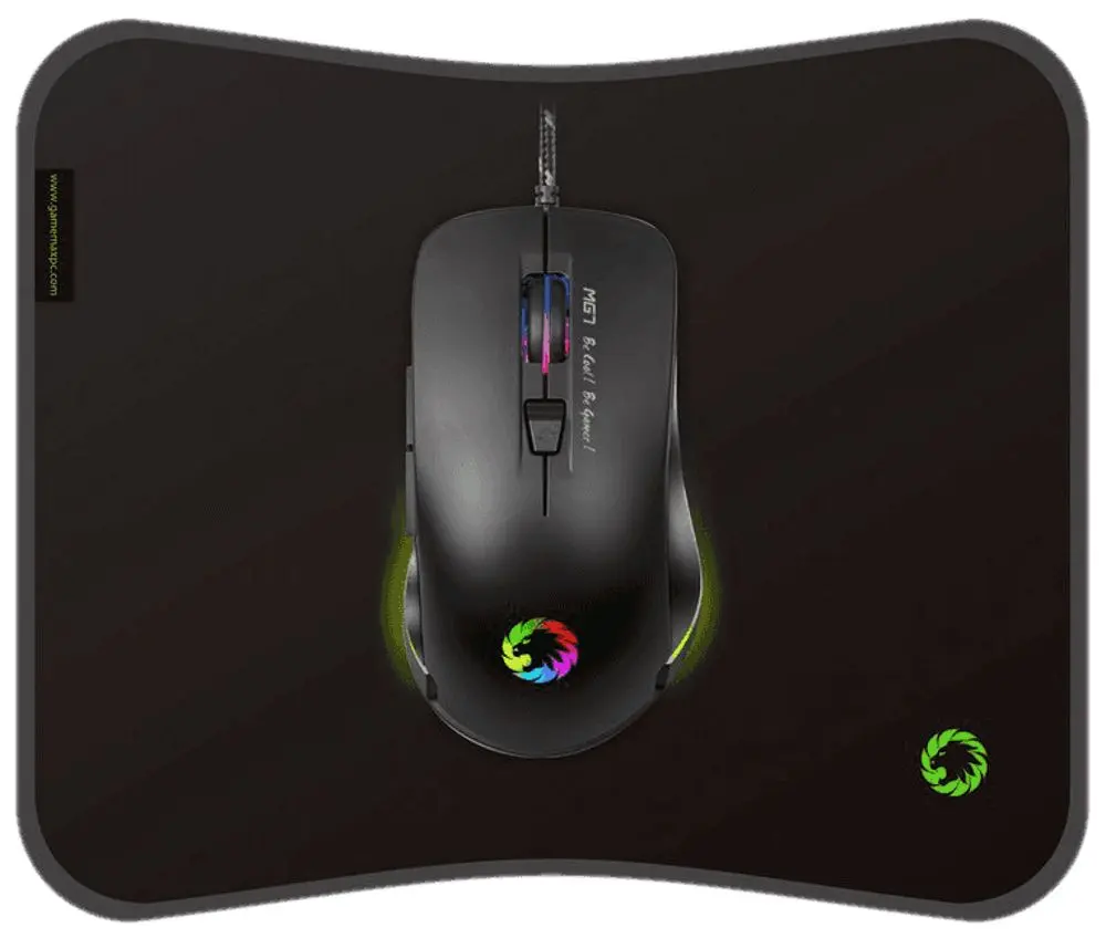 Set mouse + covoras Gamemax MG7 (Black)