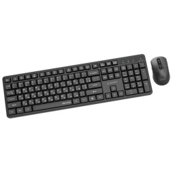 Комплект клавиатура + мышь Gembird KBS-WMS-01-W-CYRL (Black) Thumb