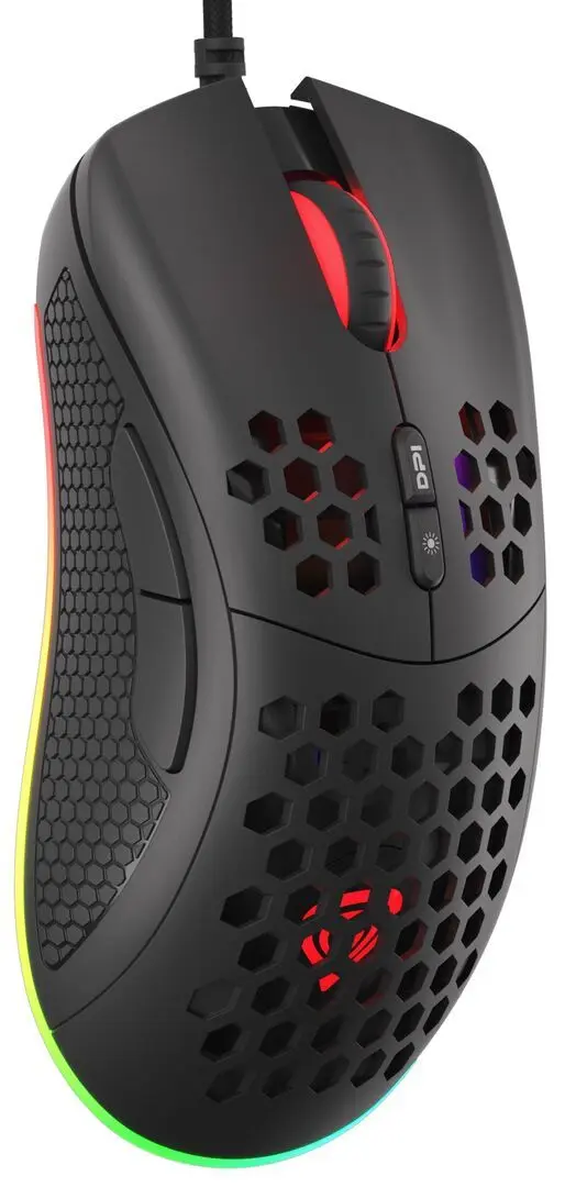 Mouse Genesis Krypton 555 (Black)
