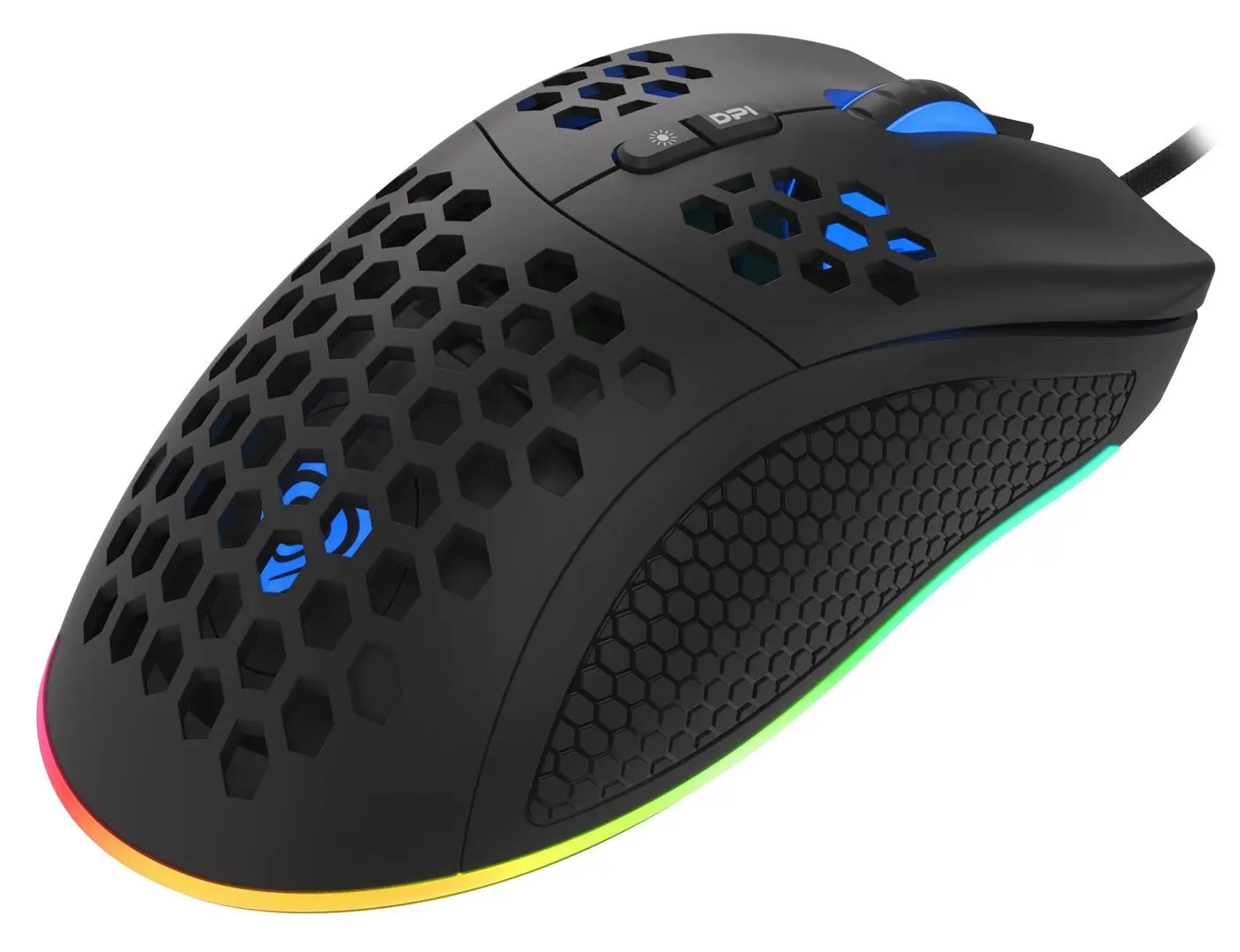 Mouse Genesis Krypton 555 (Black)