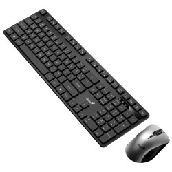 Set tastatura + mouse Genius KM-8216S (Black/Grey) Thumb