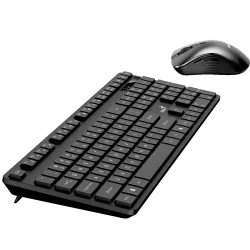 Set tastatura + mouse Genius KM-8216S (Black/Grey) Thumb