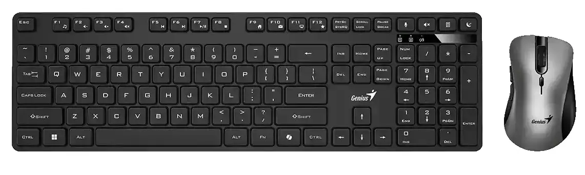 Set tastatura + mouse Genius KM-8216S (Black/Grey)