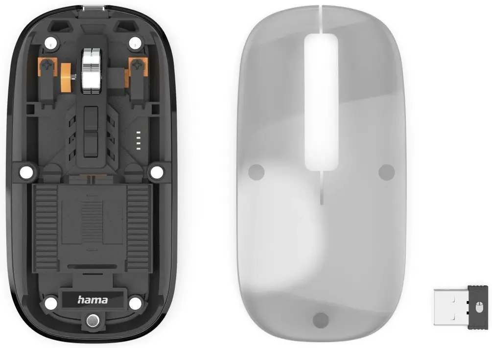 Mouse fara fir Hama WM-600 (Transparent)