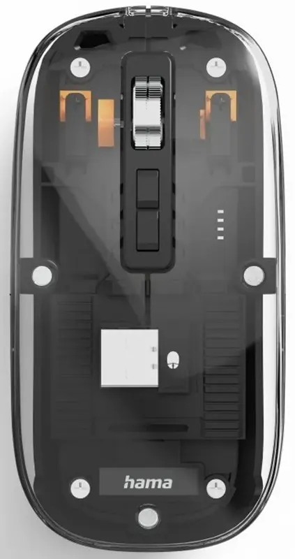 Mouse fara fir Hama WM-600 (Transparent)