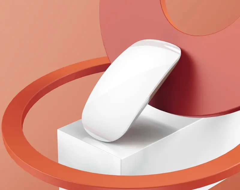 Mouse fara fir Hoco DI14 (White)