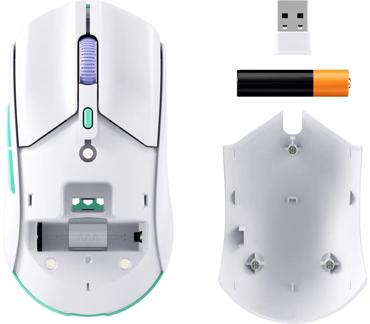 Mouse fara fir HyperX Pulsefire Haste 2 Core Wireless (White)