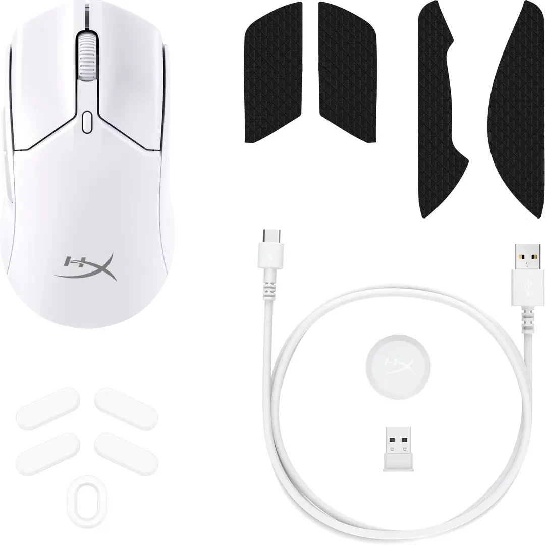 Беспроводная мышь HyperX Pulsefire Haste 2 Mini (White) - 9