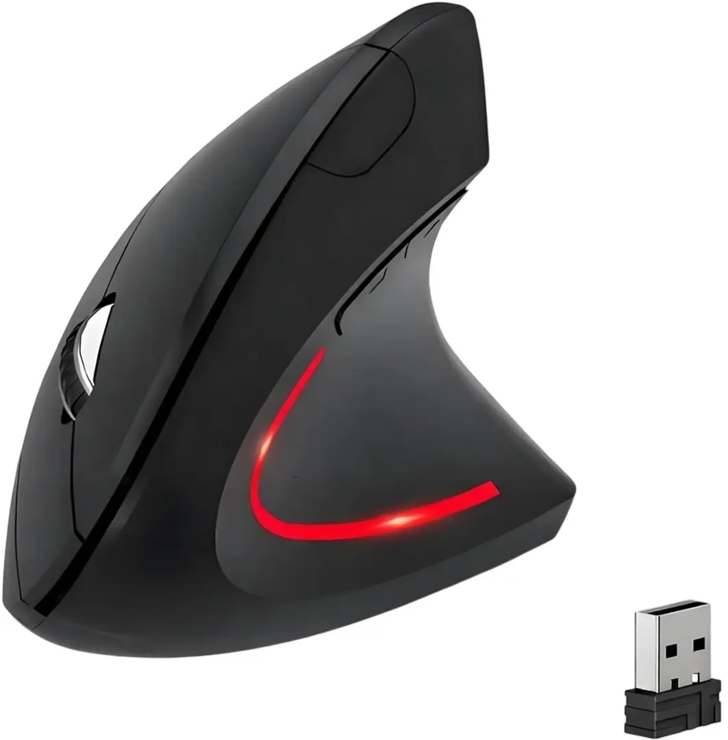 Беспроводная вертикальная мышь Izoxis 26628 (Black)