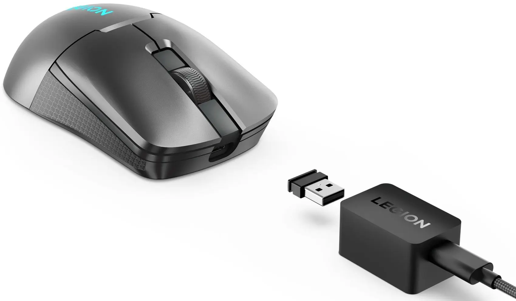 Mouse fara fir Lenovo Legion M600s Qi (Storm Grey)