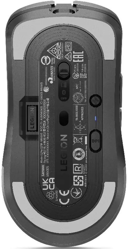 Mouse fara fir Lenovo Legion M600s (Storm Grey) - 2