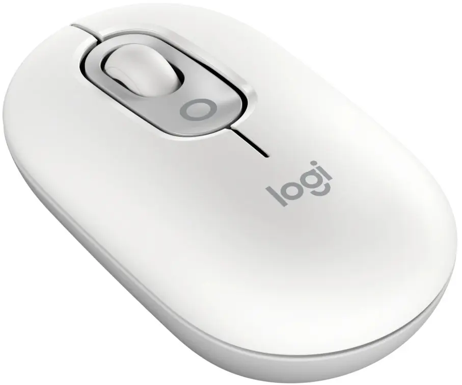 Mouse fara fir Logitech POP (Off-White)