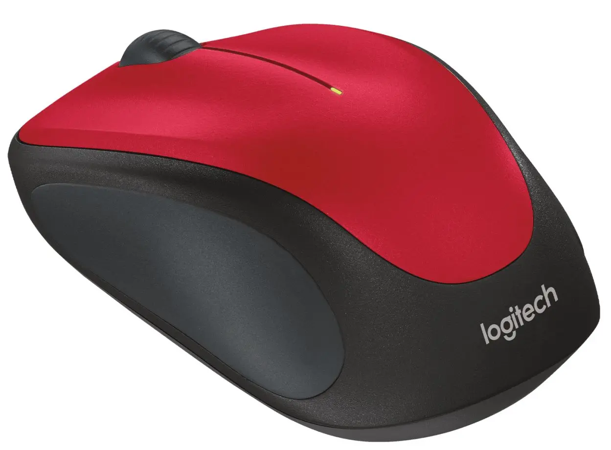 Mouse fara fir Logitech M235 (Red/Black)