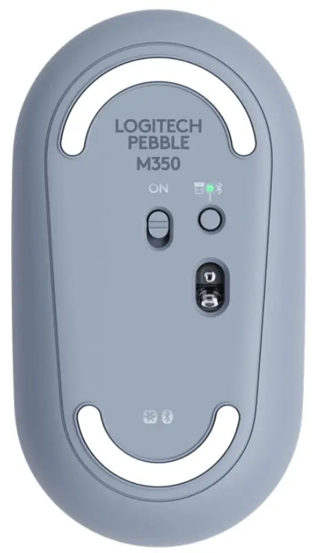 Беспроводная мышь Logitech M350 (Blue) - 4