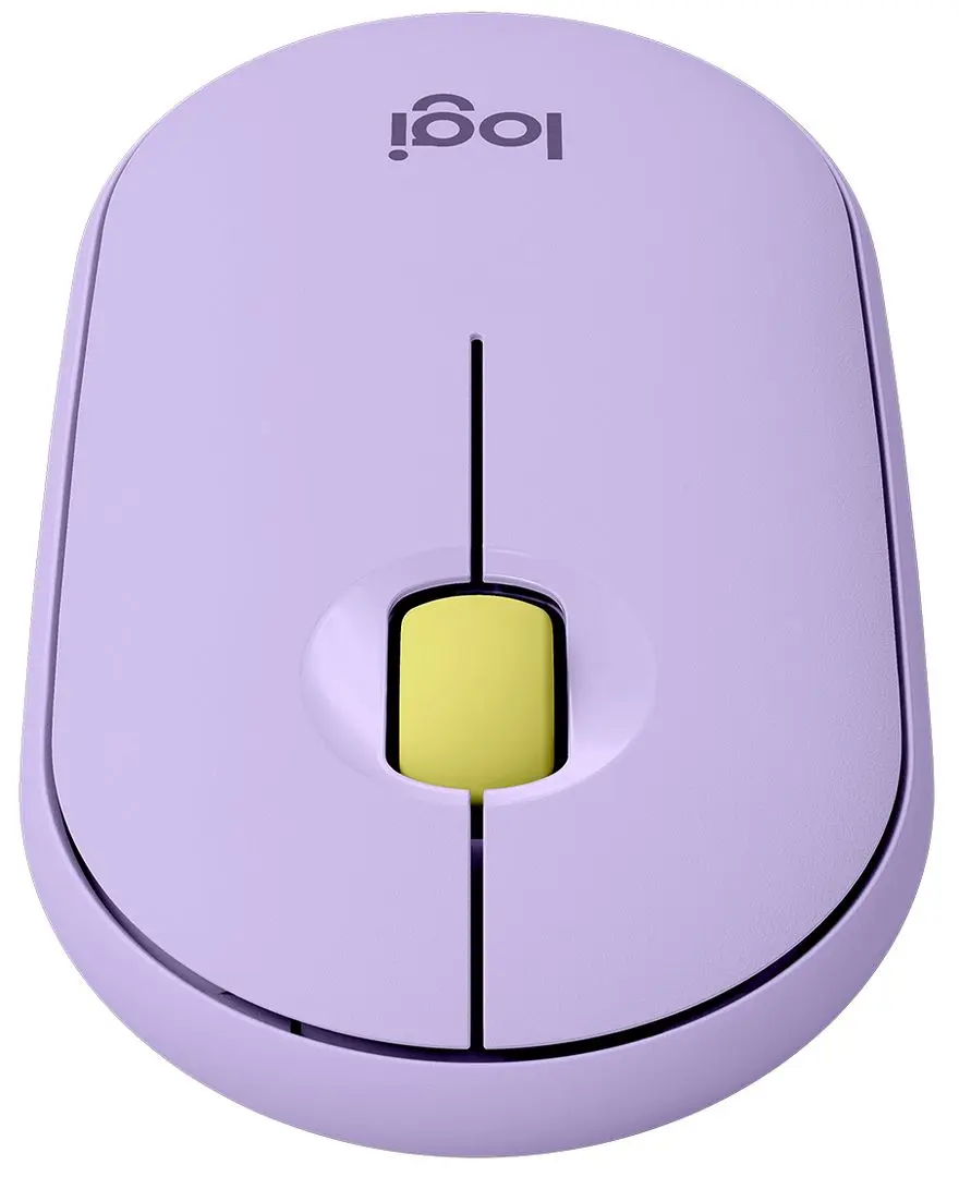 Беспроводная мышь Logitech Pebble M350 (Lavender/Lemonade) - 2