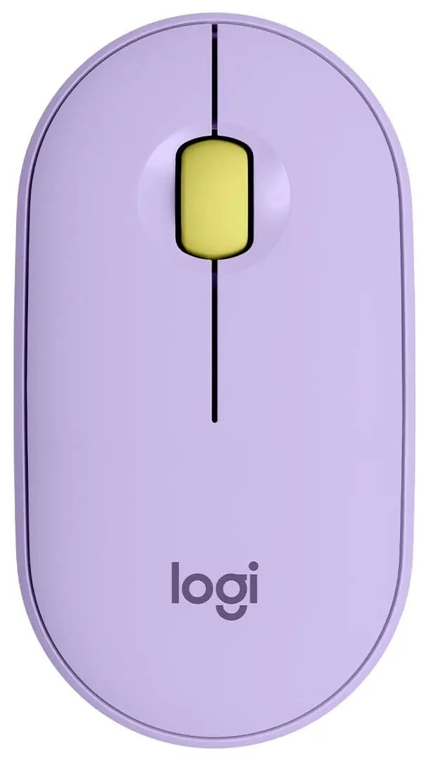 Беспроводная мышь Logitech Pebble M350 (Lavender/Lemonade)
