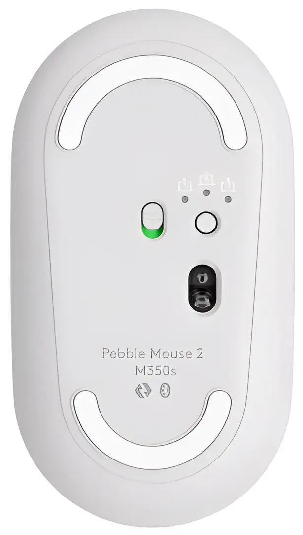 Mouse fara fir Logitech Pebble Mouse 2 M350s (Tonal White) - 5