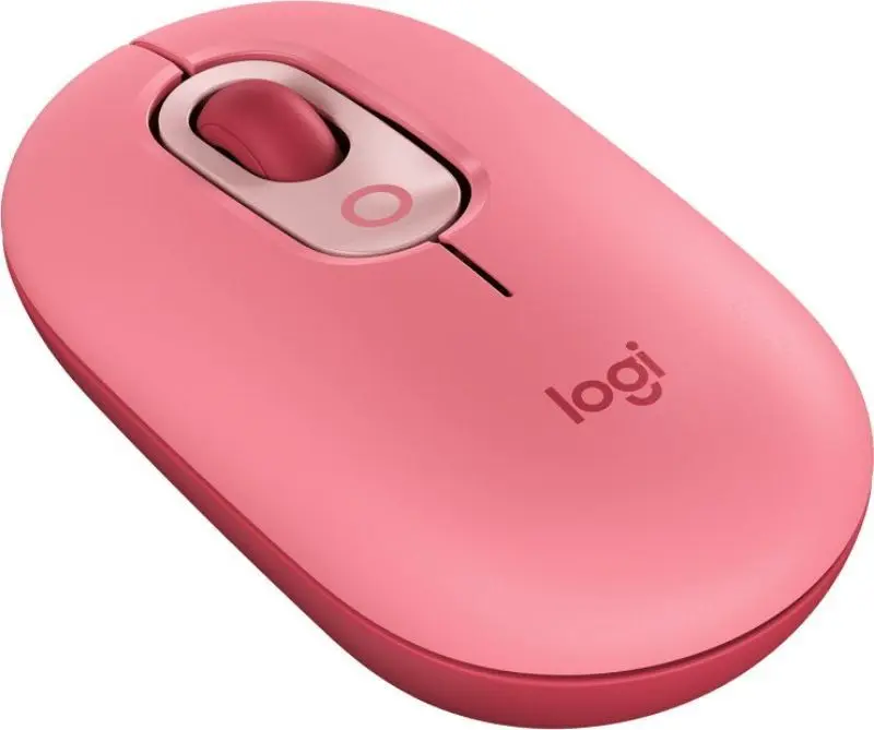 Mouse fara fir Logitech Pop Mouse (Coral Rose)