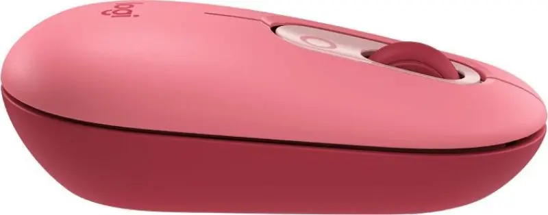 Mouse fara fir Logitech Pop Mouse (Coral Rose)