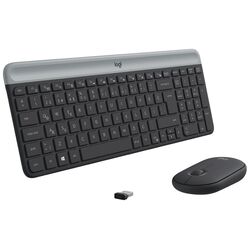 Беспроводной комплект клавиатура + мышь Logitech MK470 Slim Combo (Graphite) Thumb