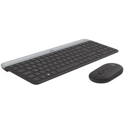 Беспроводной комплект клавиатура + мышь Logitech MK470 Slim Combo (Graphite) Thumb