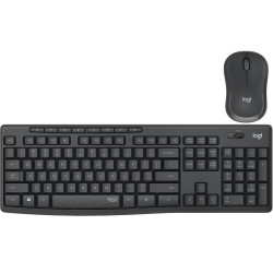 Комплект клавиатура + мышь Logitech MK295 (Graphite) Thumb