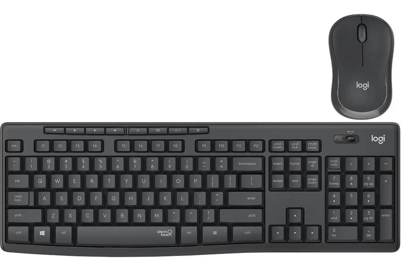 Комплект клавиатура + мышь Logitech MK295 (Graphite) - 2