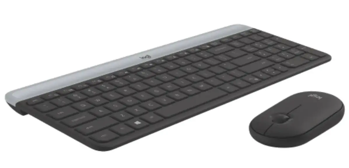 Комплект клавиатура + мышь Logitech MK470 Slim (Black) - 2
