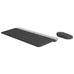 Комплект клавиатура + мышь Logitech MK470 Slim (Black) Thumb