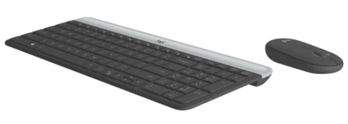 Комплект клавиатура + мышь Logitech MK470 Slim (Black) - 3