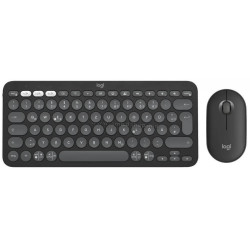 Комплект клавиатура + мышь Logitech Pebble 2 Combo (Graphite)