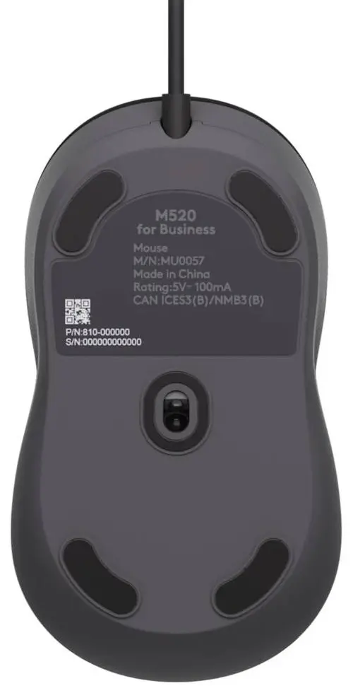 Мышь Logitech M520 (Graphite) - 5
