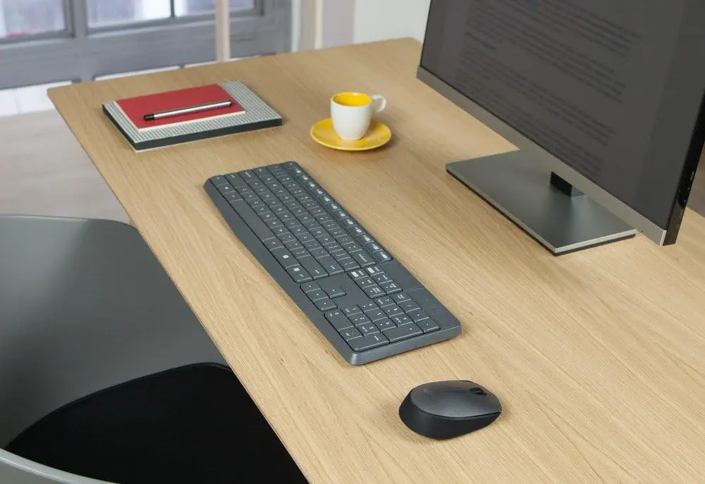 Набор клавиатура + мышь Logitech Wireless Combo MK235 (Black) - 3