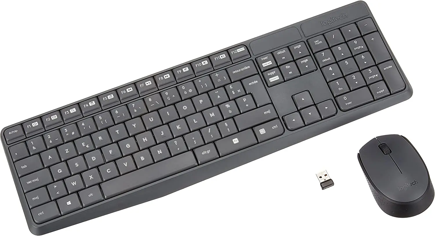 Набор клавиатура + мышь Logitech Wireless Combo MK235 (Black)