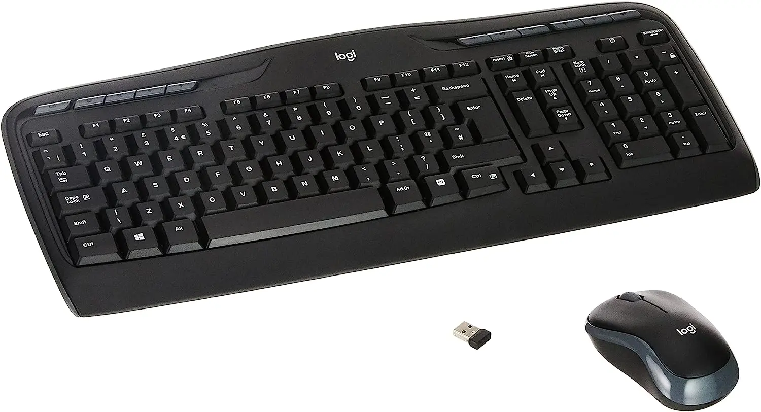 Set tastatura + mouse Logitech Wireless Desktop MK330 (Black)