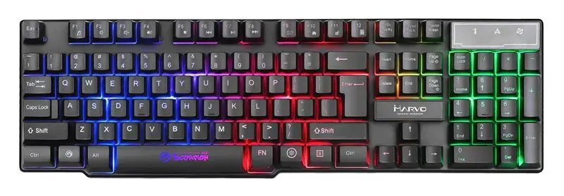 Комплект клавиатура + мышь + коврик + наушники Marvo CM370 (Black) - 5