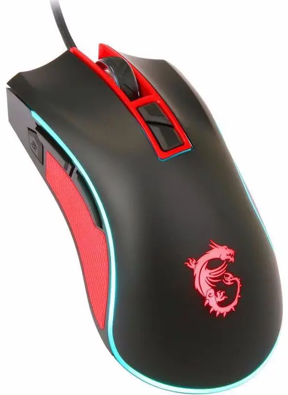 Комплект мышь + коврик MSI Loot Box Pack 957-1XXXXE-063 (Black/Red) - 4