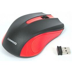 Mouse fara fir Omega OM-419 (Black/Red)