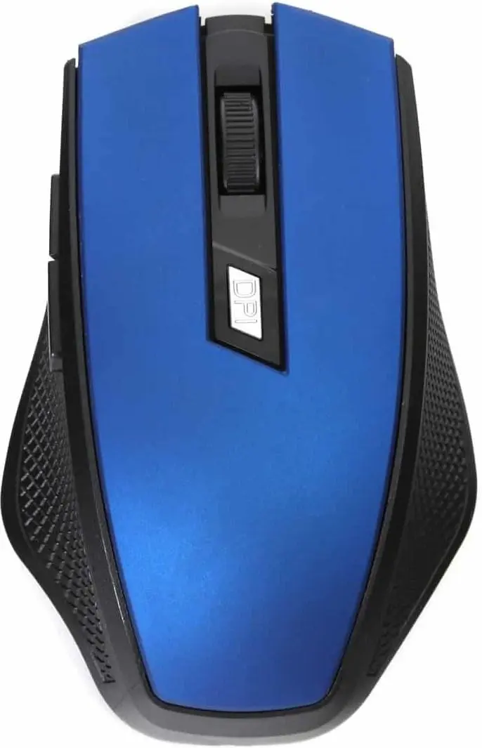 Mouse fara fir Omega OM-08 (Black/Blue)