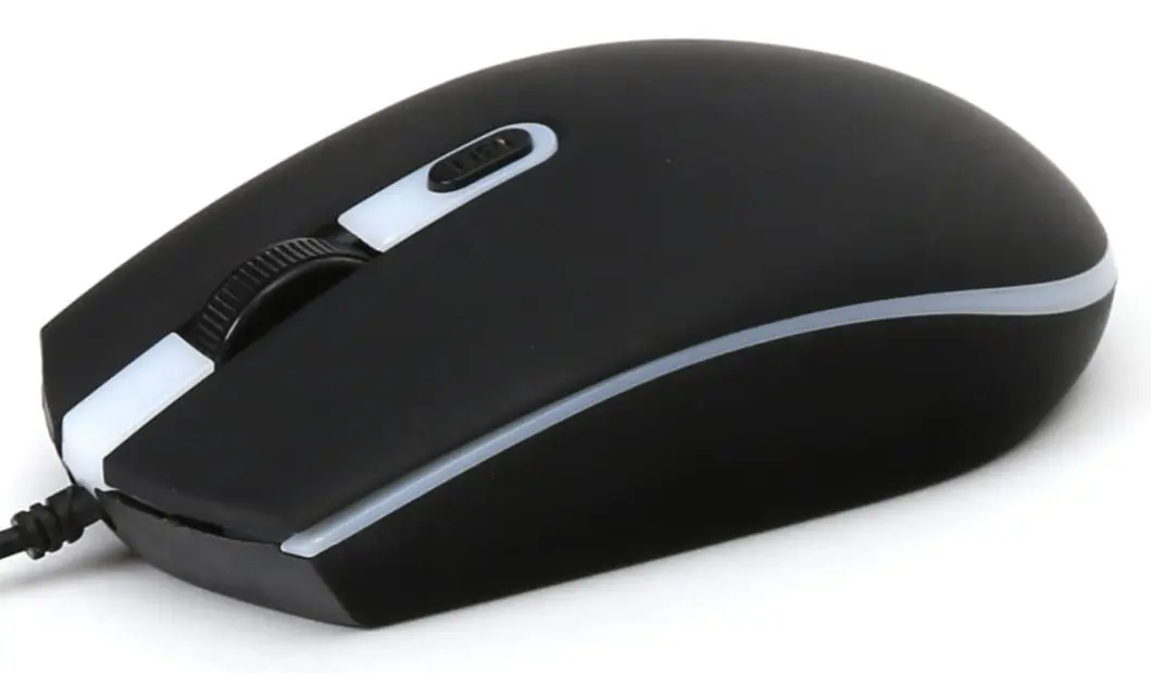 Мышь Omega OM-0550 (Rubber Black)