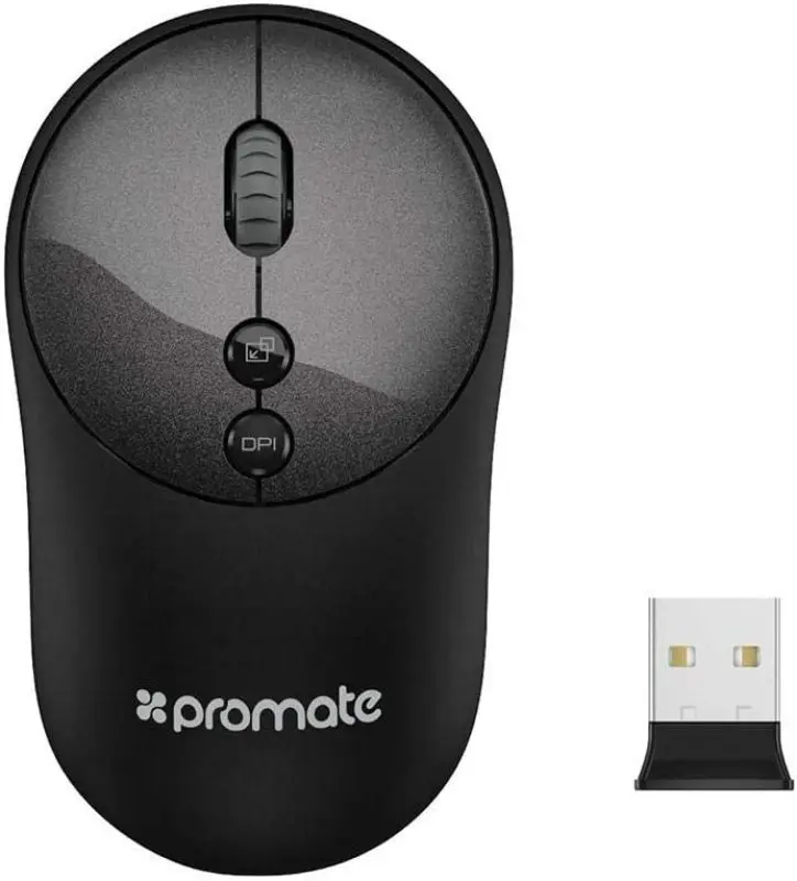 Mouse fara fir Promate MOUCLIX2BK (Black) - 2
