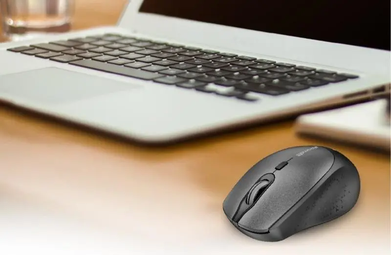 Беспроводная мышь Promate MOUCLIX5RD (Black/Grey) - 2