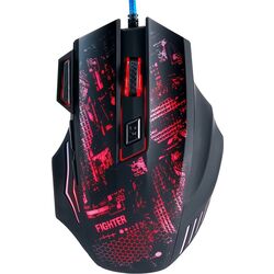 Мышь Qumo Fighter (Black/Red)